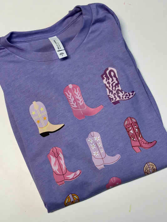 Purple Boots Longsleeve