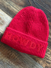 Load image into Gallery viewer, Howdy Beanie Red
